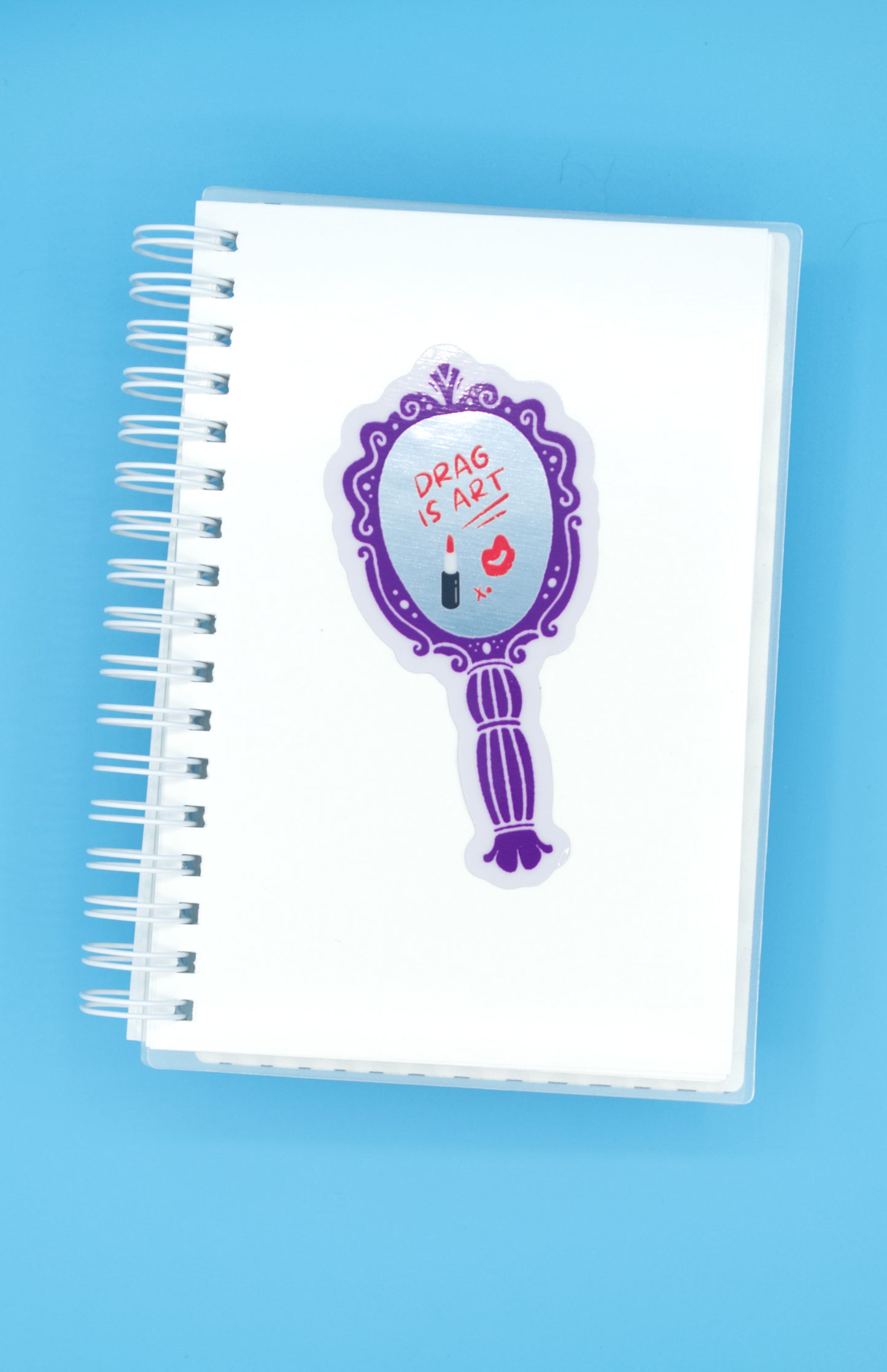 Drag is Art mirror vinyl sticker