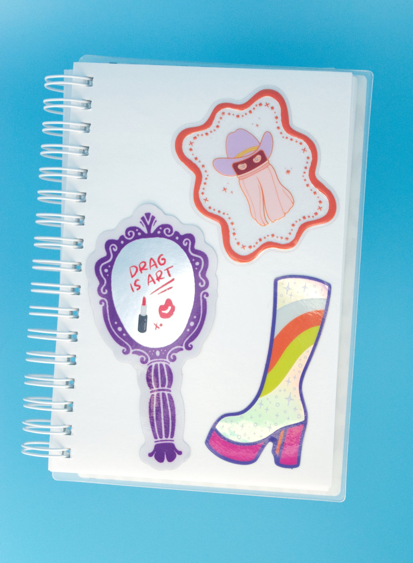 Drag is Art mirror vinyl sticker