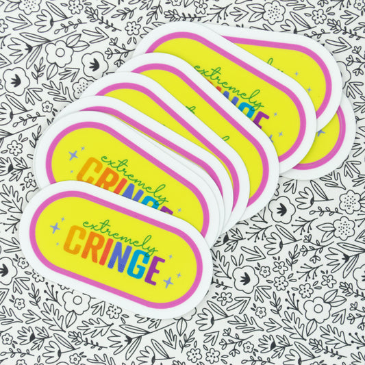 Extremely Cringe Vinyl Sticker