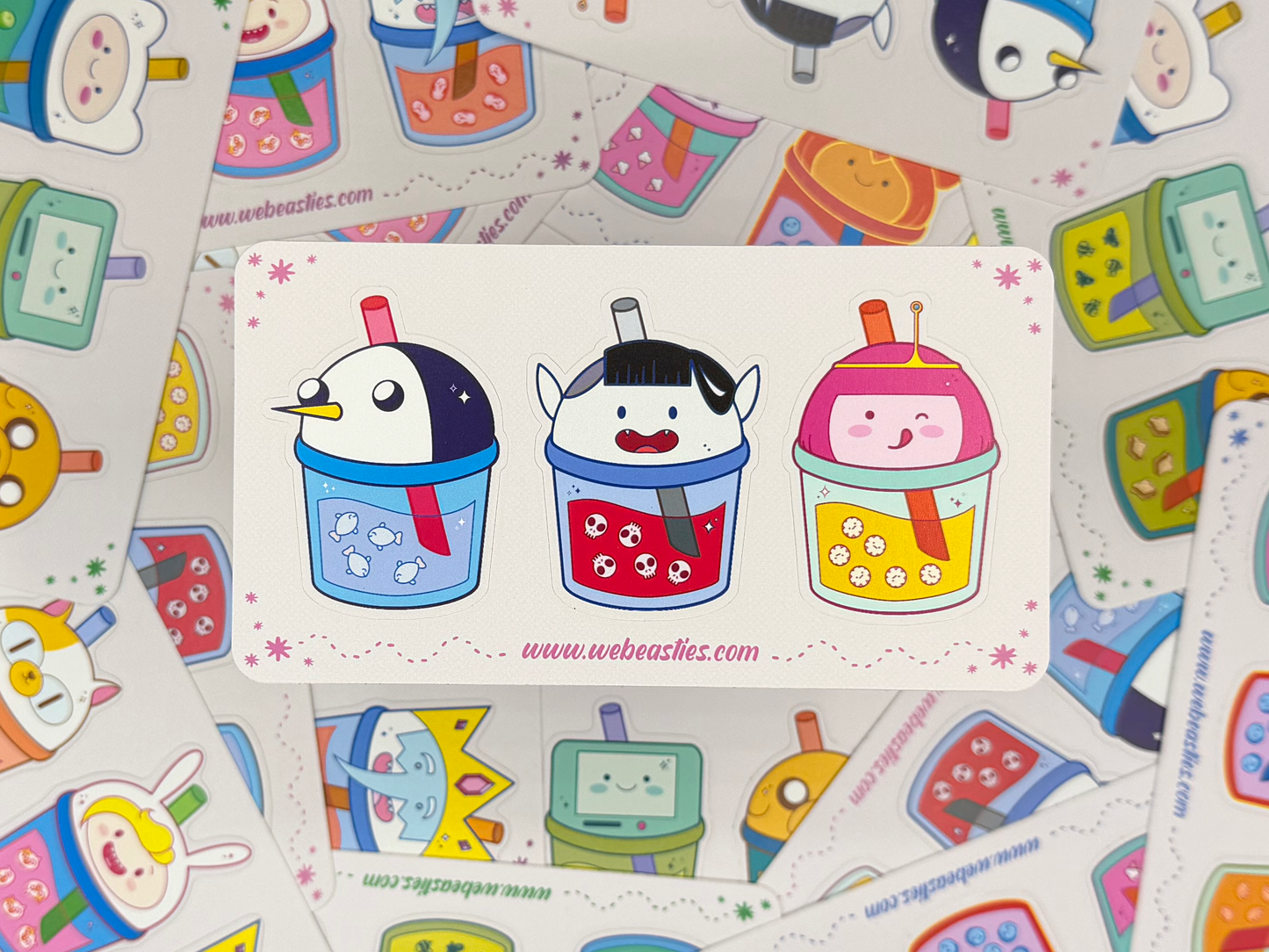 Adventure Time Boba: Marceline Princess Bubblegum Gunther