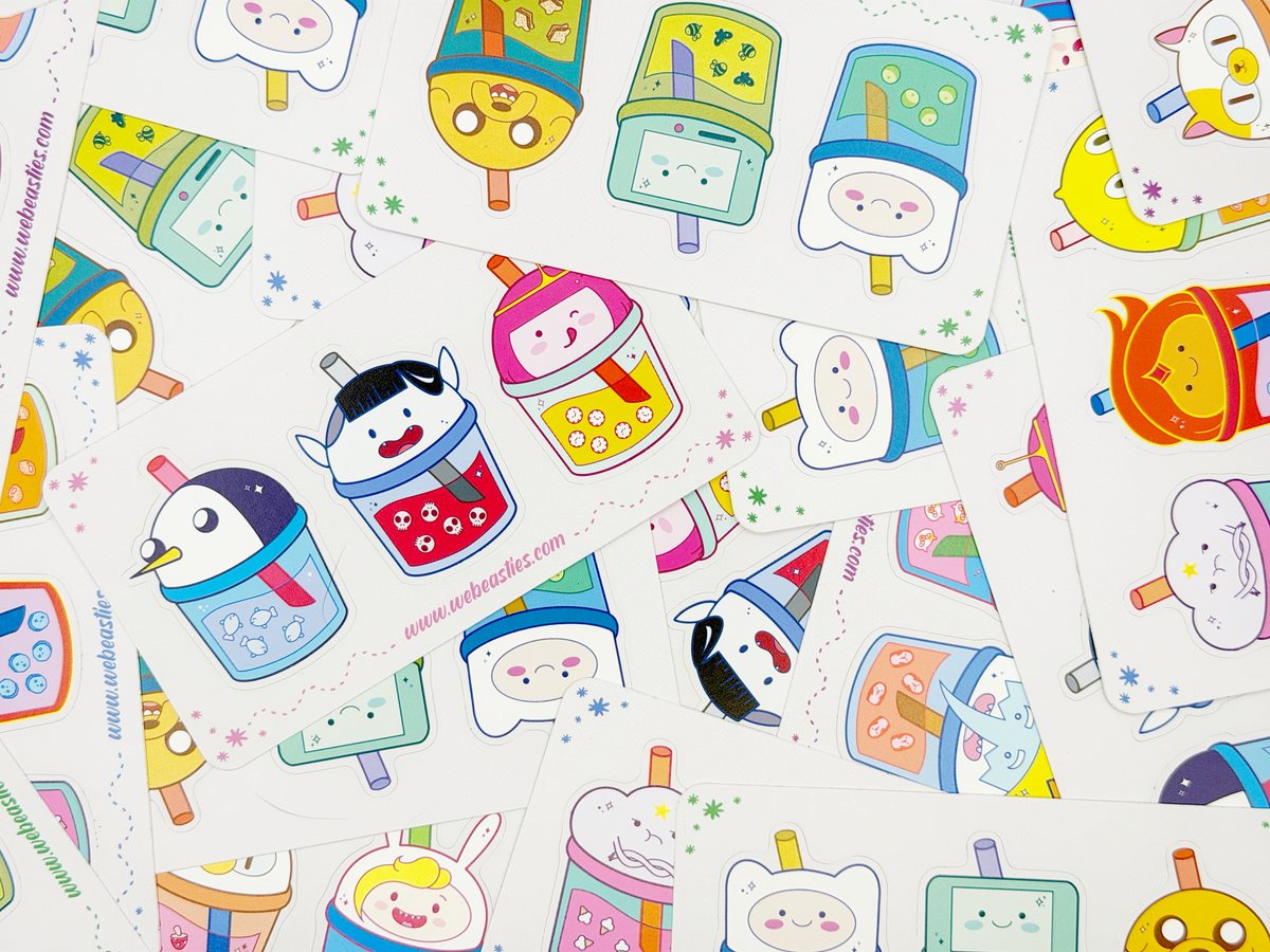 Adventure Time Boba: Marceline Princess Bubblegum Gunther